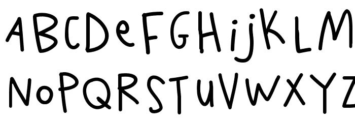 K26ScribbleScrawl Font LOWERCASE