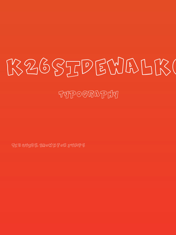 K26SidewalkChalk Poster