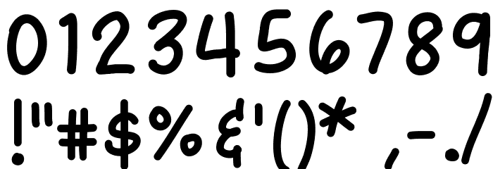 K26SpeechBubble Font OTHER CHARS