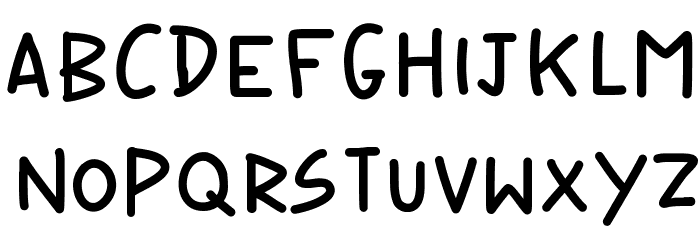 K26SpeechBubble Font LOWERCASE