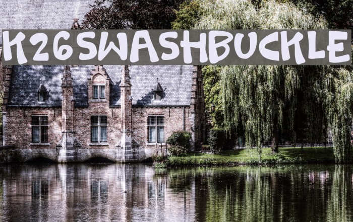 K26Swashbuckle Font examples
