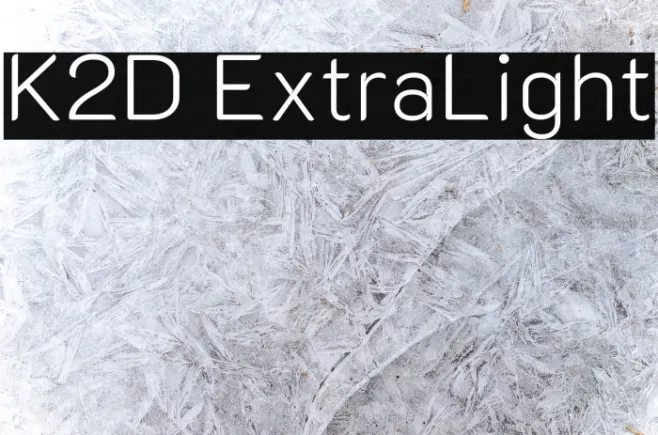 K2D ExtraLight Example 3