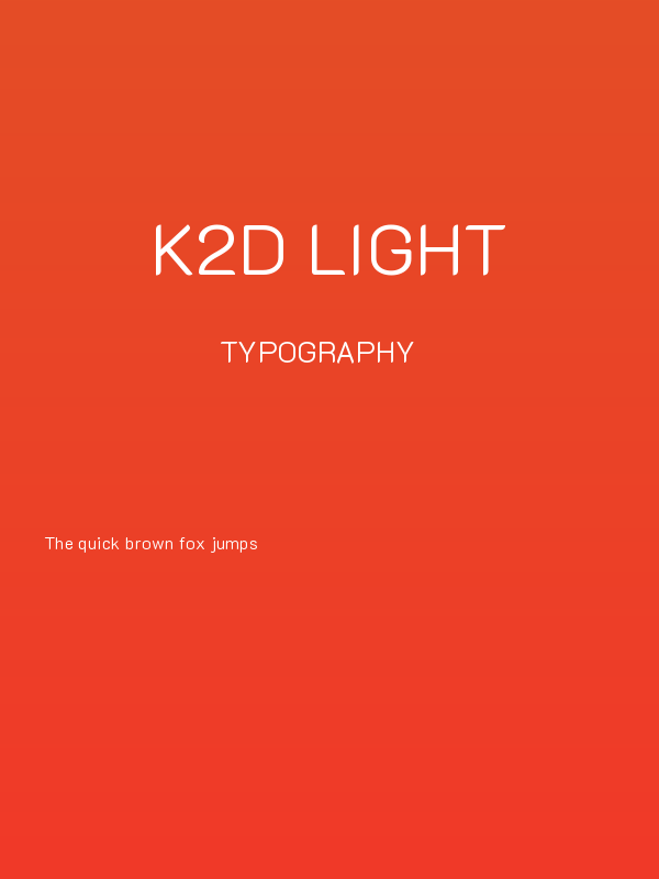 K2D Light Poster