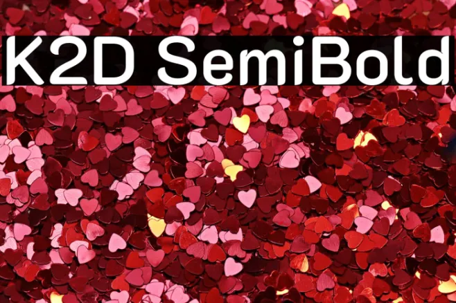 K2D SemiBold Example 3