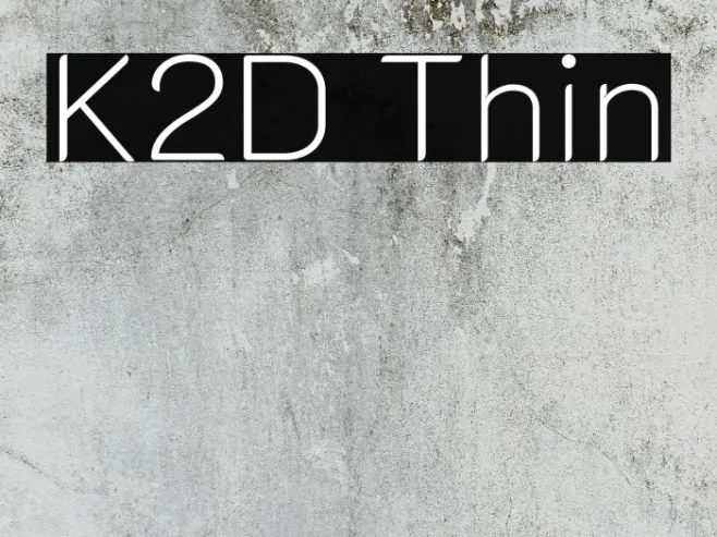 K2D Thin Example 1