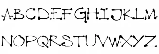 K66 Regular フォント 大文字