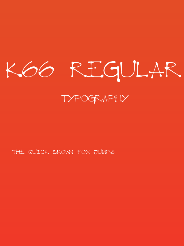 K66 Regular Poster
