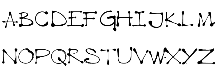K66 Regular Font LOWERCASE