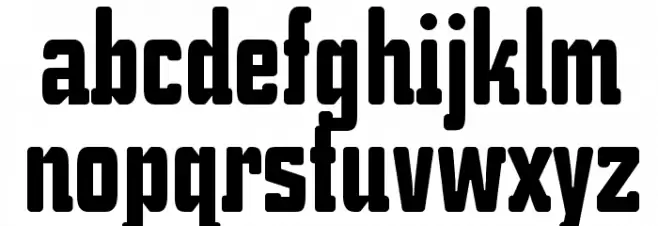 K.O. Activista* Bold Font Litere mici