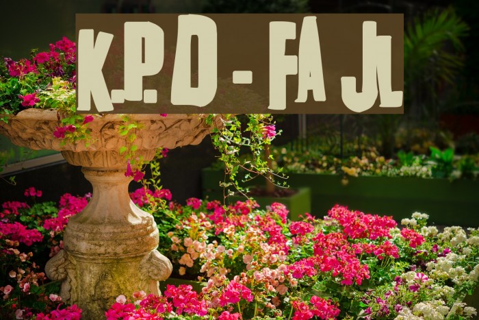 K.P. Duty - Frazzled JL Font examples