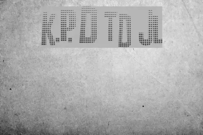 K.P. Duty Textured JL Font examples