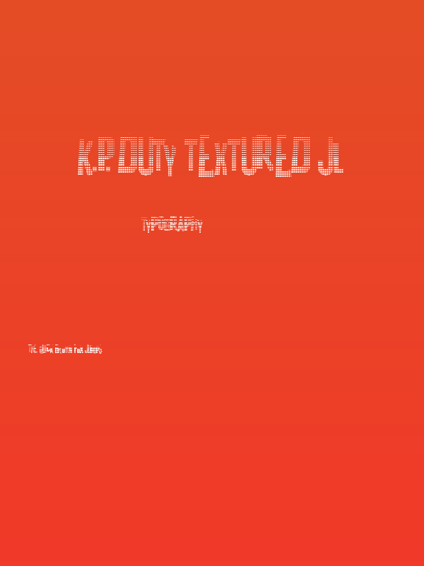K.P. Duty Textured JL Poster