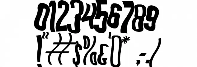 K.P. Duty - Woozy JL Font OTHER CHARS