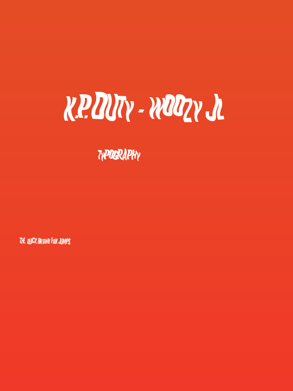 K.P. Duty - Woozy JL Poster