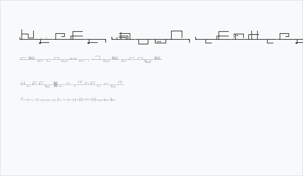 Këble Ruin alphabet Regular Business Card