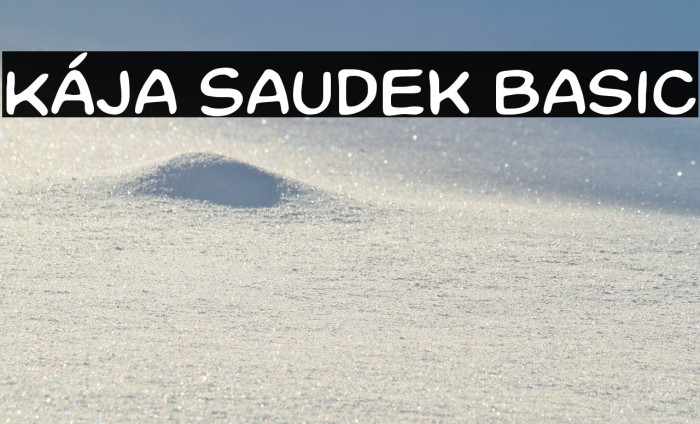 Kája Saudek Basic Example 2
