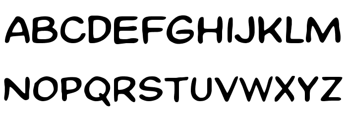 Kája Saudek Basic Font LOWERCASE