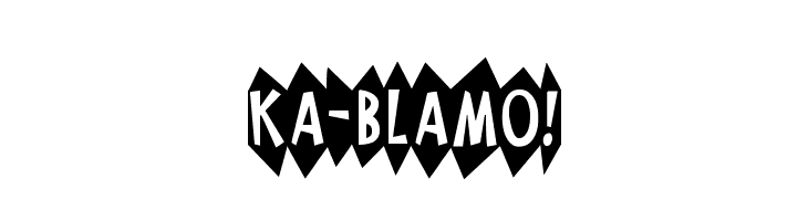KA-BLAMO! Font