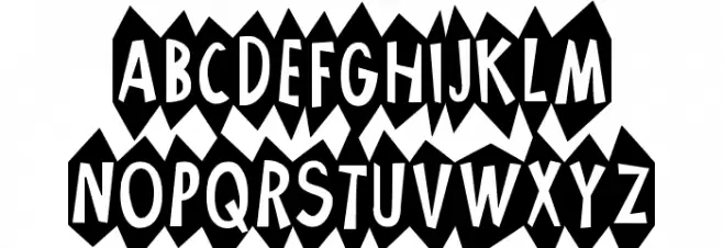 KA-BLAMO! Schriftart Groß
