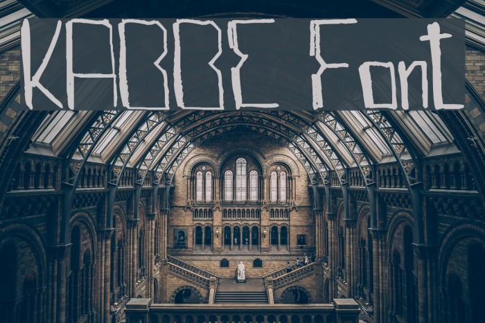 KABBE Font examples