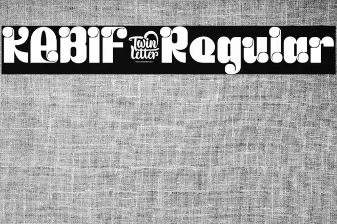 KABIF-Regular Font examples