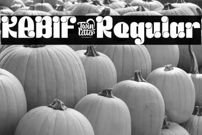 KABIF-Regular Font examples