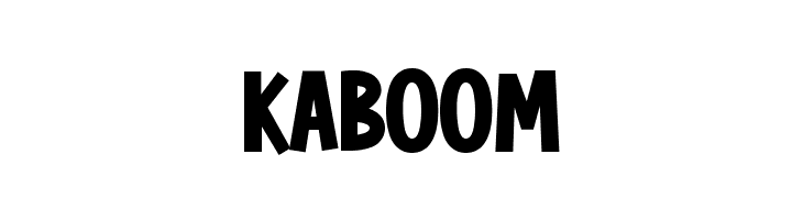 KABOOM  font caratteri gratis