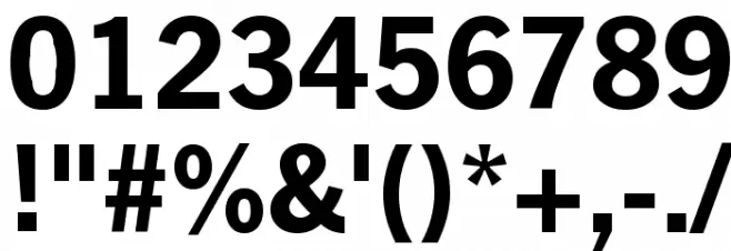 KABlokHead Font OTHER CHARS