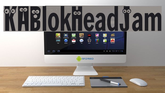 KABlokHeadJam Font examples