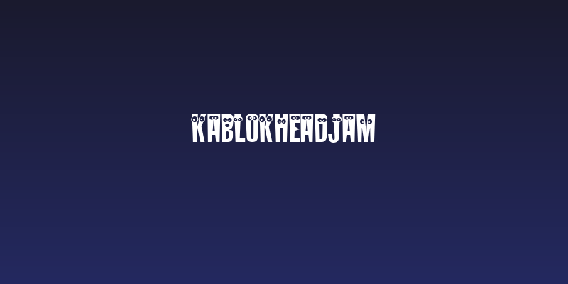 KABlokHeadJam Social Header