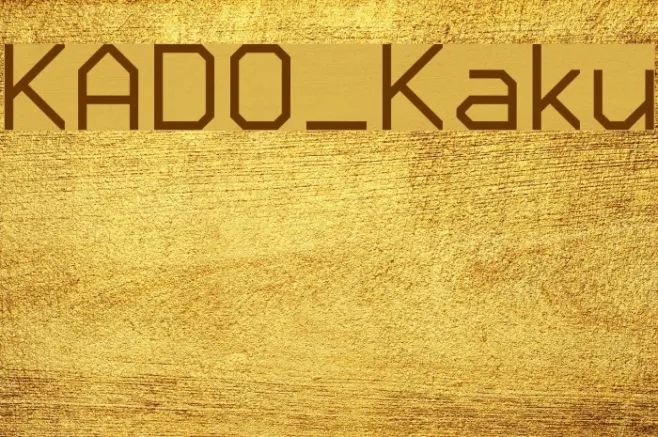 KADO_Kaku Example 3
