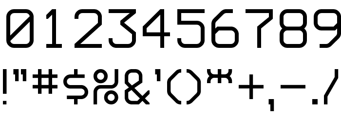 KADO_Maru Font Alte caractere