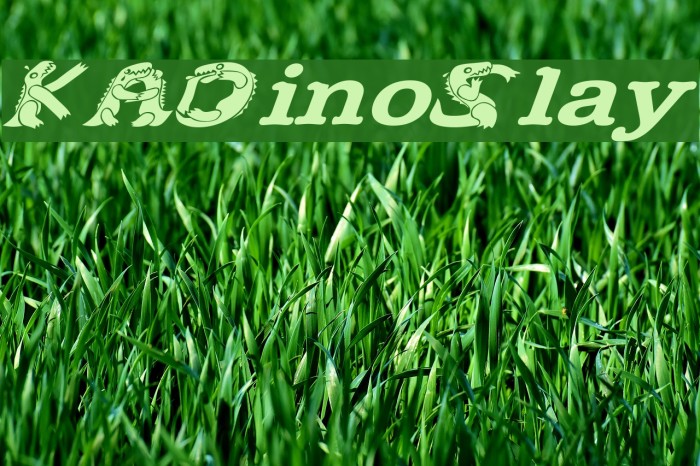 KADinoSlay Font examples