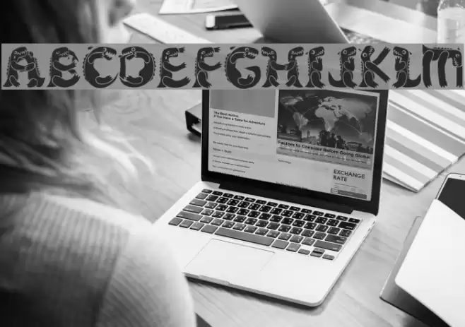 KADinoSob Schriftart examples