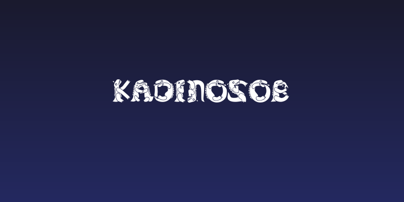 KADinoSob Social Header