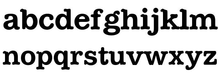 KADinoSob Schriftart Kleinbuchstaben