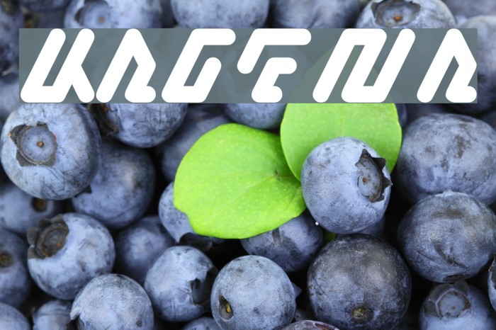 KAGENA Font examples