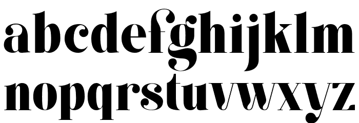 KAGE_DEMO_FONT-Black Font LOWERCASE
