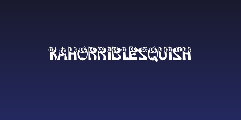 KAHorribleSquish Social Header