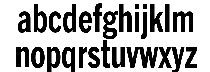 KAHorribleSquish Font LOWERCASE