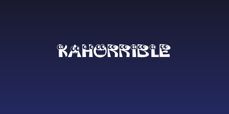 KAHorrible Social Header