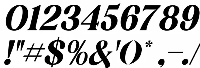 KAKURO Italic Font OTHER CHARS