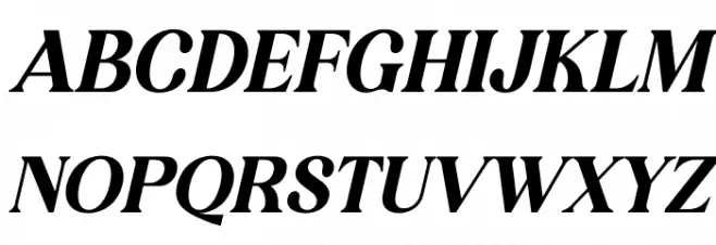 KAKURO Italic Caratteri MAIUSCOLE