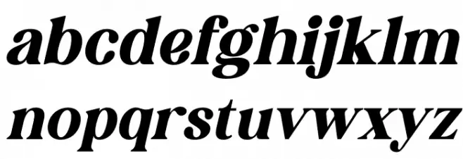 KAKURO Italic Fuentes MINÚSCULAS