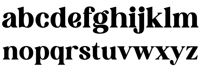 KAKURO Font LOWERCASE