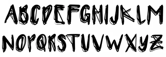 KALPAHandwritten Шрифта ВЕРХНИЙ