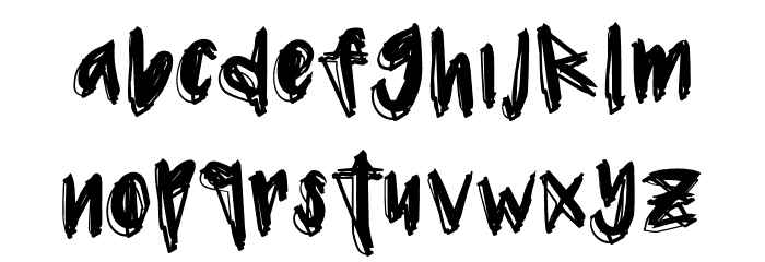 KALPAHandwritten Font LOWERCASE
