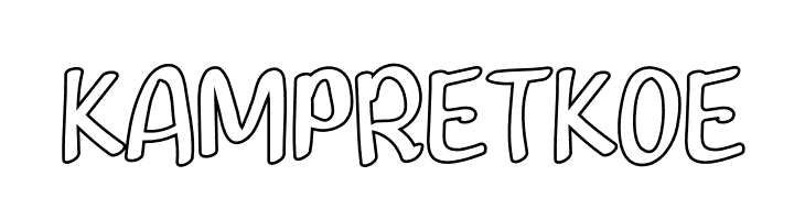 KAMPRET KOE  font caratteri gratis