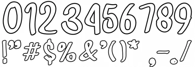 KAMPRET KOE Font OTHER CHARS