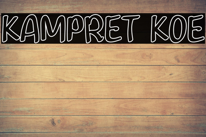 KAMPRET KOE Example 1